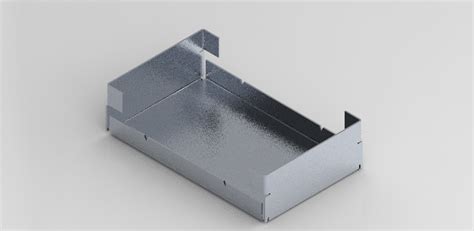 tin metal box model|sheet metal box design template.